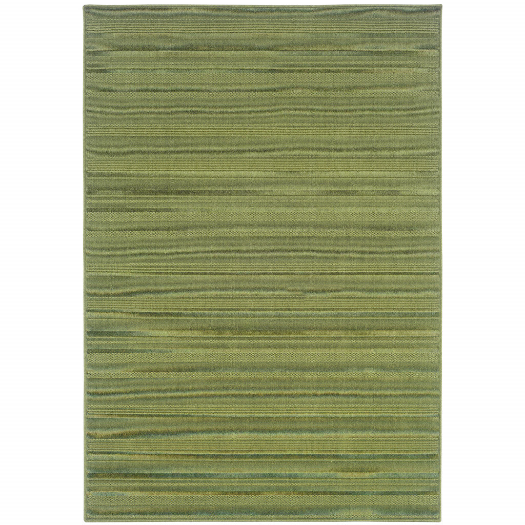 2' X 3' Green Stain Resistant Indoor Outdoor Area Rug