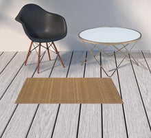 2' X 3' Tan Stain Resistant Indoor Outdoor Area Rug