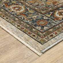 Brown And Ivory Oriental Power Loom Area Rug With Fringe