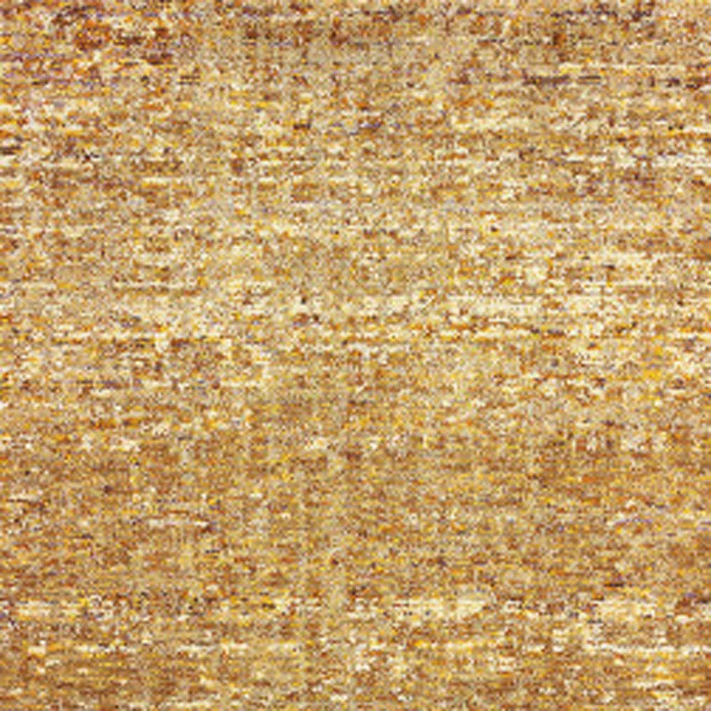 2' X 10' Brown And Ivory Power Loom Runner Rug