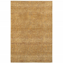 5' X 7' Gold Rust Brown Ivory Purple And Lavender Power Loom Stain Resistant Area Rug