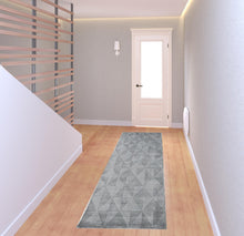 4' X 6' Taupe Geometric Hand Woven Area Rug