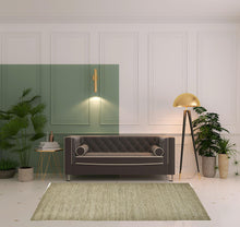 4' X 6' Tan And Gray Hand Woven Area Rug