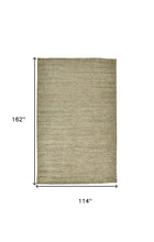 4' X 6' Tan And Gray Hand Woven Area Rug