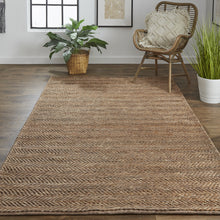 4' X 6' Tan And Gray Hand Woven Area Rug