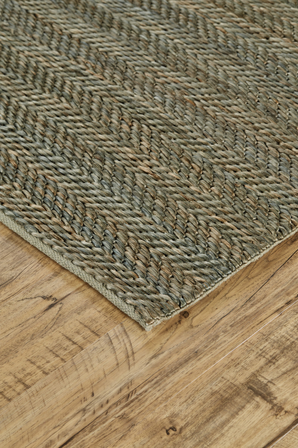 4' X 6' Tan And Gray Hand Woven Area Rug