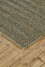 4' X 6' Tan And Gray Hand Woven Area Rug