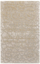 5' X 8' Gray And Silver Abstract Tufted Handmade Area Rug