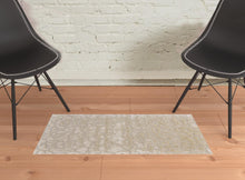 5' X 8' Gray And Silver Abstract Tufted Handmade Area Rug