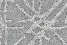 4' X 6' Taupe Ivory And Tan Wool Abstract Tufted Handmade Area Rug