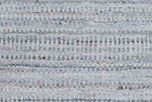 Green Blue And Tan Ombre Hand Woven Area Rug - 4' x 6'