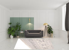 5' X 8' Ivory Gray And Blue Wool Geometric Dhurrie Flatweave Handmade Area Rug With Fringe