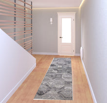 Gray Ivory And Taupe Wool Abstract Tufted Handmade Area Rug - 4' x 6'