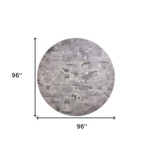 Gray Ivory And Taupe Wool Abstract Tufted Handmade Area Rug - 4' x 6'