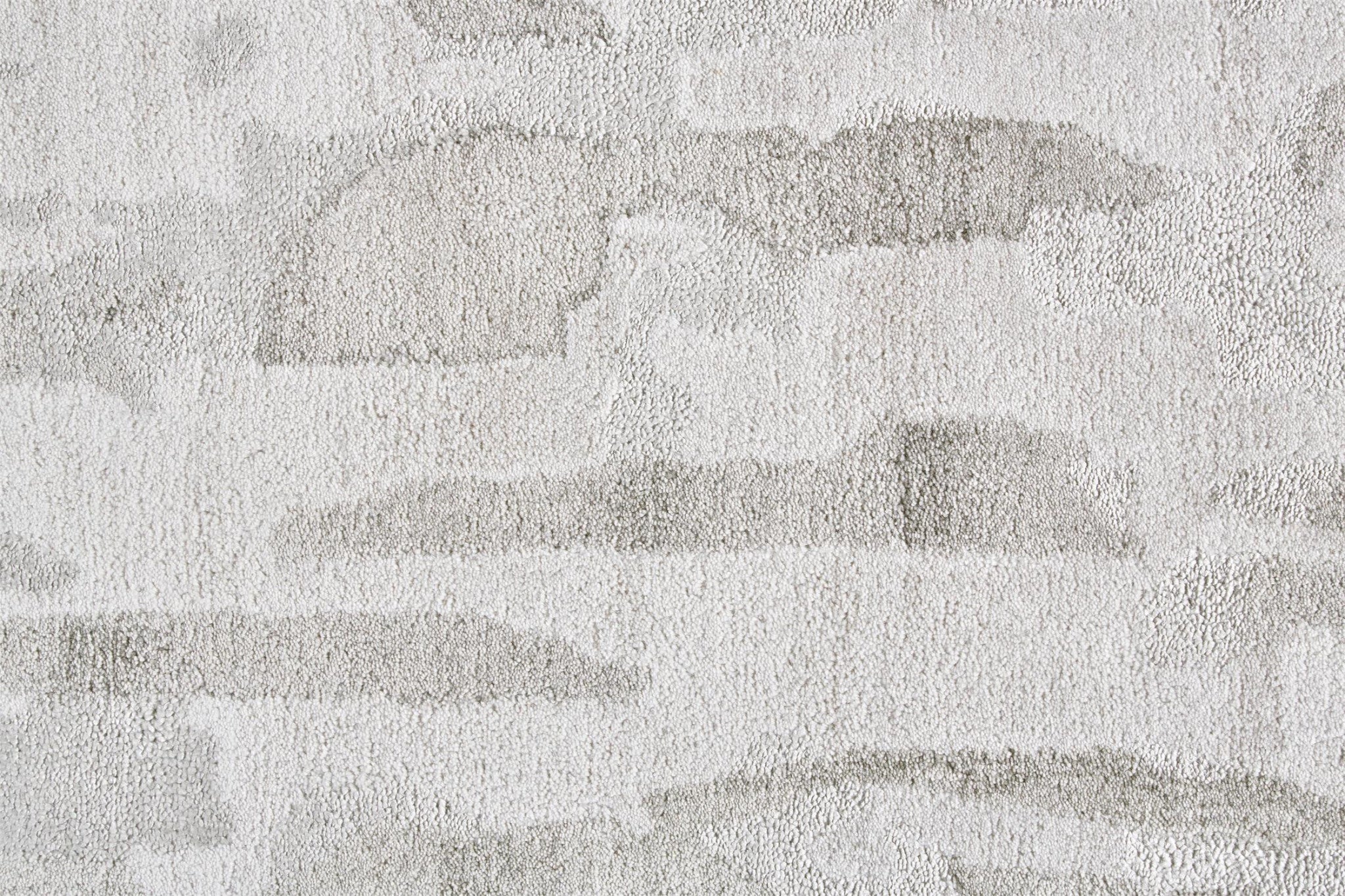 4' X 6' Gray Taupe And Silver Abstract Tufted Handmade Area Rug