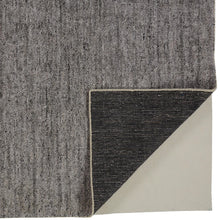 4' X 6' Gray And Black Hand Woven Area Rug