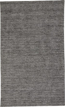 4' X 6' Gray And Black Hand Woven Area Rug