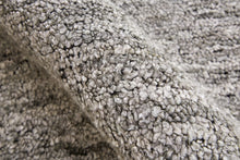 4' X 6' Gray And Black Hand Woven Area Rug