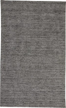 4' X 6' Gray And Black Hand Woven Area Rug