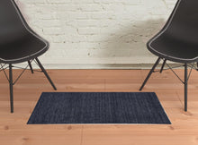 4' X 6' Gray And Black Hand Woven Area Rug