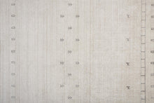 4' X 6' Ivory And Gray Wool Hand Knotted Stain Resistant Area Rug