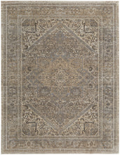 4' X 6' Brown Ivory And Tan Floral Power Loom Distressed Area Rug