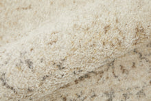 4' X 6' Ivory Tan And Gray Abstract Power Loom Distressed Area Rug