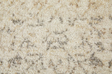 4' X 6' Ivory Tan And Gray Abstract Power Loom Distressed Area Rug