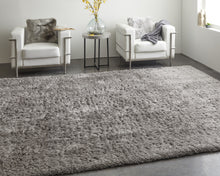 Ivory Shag Power Loom Stain Resistant Area Rug - 4' x 6'