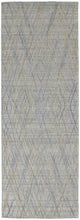 5' X 8' Gray And Ivory Abstract Hand Woven Area Rug