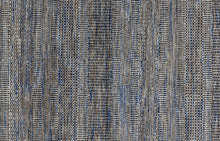 8' X 10' Gray Wool Striped Hand Knotted Area Rug