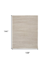 4' X 6' Ivory Wool Hand Woven Stain Resistant Area Rug