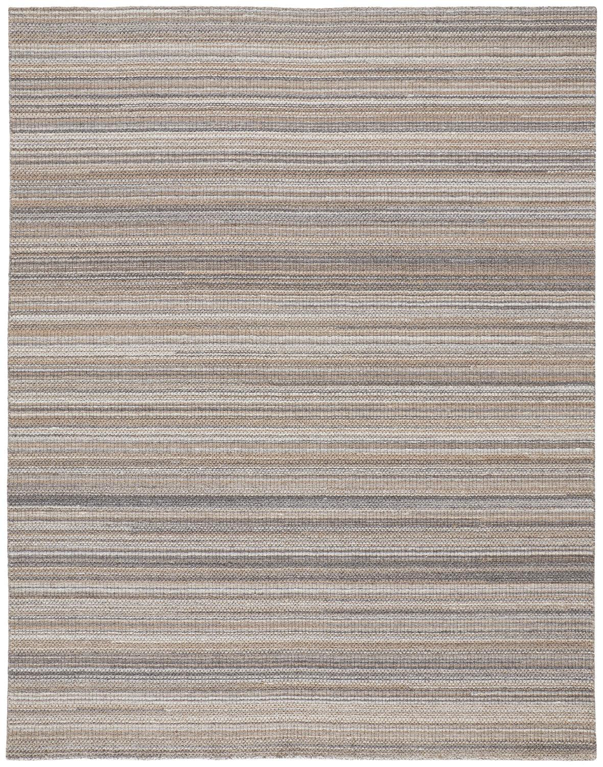 4' X 6' Ivory Wool Hand Woven Stain Resistant Area Rug