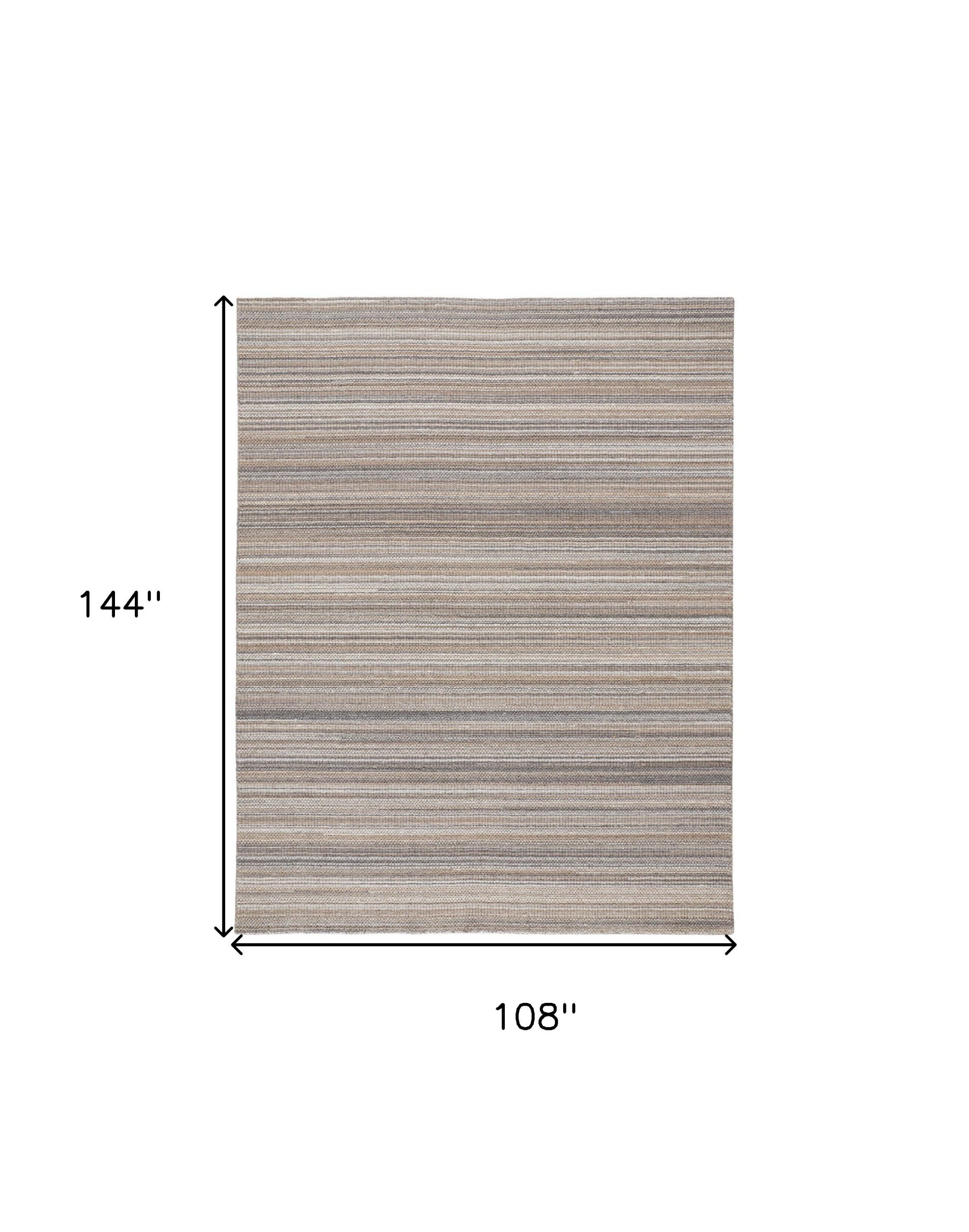 4' X 6' Ivory Wool Hand Woven Stain Resistant Area Rug