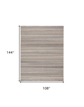4' X 6' Ivory Wool Hand Woven Stain Resistant Area Rug