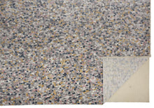 4' X 6' Taupe Tan And Orange Abstract Stain Resistant Area Rug