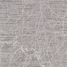 4' X 6' Taupe And Gray Abstract Power Loom Distressed Stain Resistant Area Rug