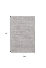 4' X 6' Taupe And Ivory Plaid Power Loom Distressed Stain Resistant Area Rug