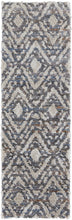 4' X 6' Ivory Gray And Taupe Geometric Power Loom Stain Resistant Area Rug