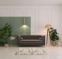 4' X 6' Ivory And Brown Abstract Area Rug