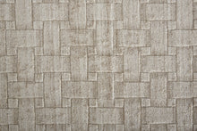 4' X 6' Ivory Striped Hand Woven Area Rug