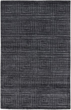 4' X 6' Gray And Silver Striped Hand Woven Area Rug