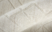 4' X 6' Ivory And Gray Striped Hand Woven Area Rug