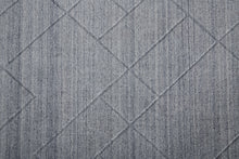 4' X 6' Ivory And Silver Striped Hand Woven Area Rug