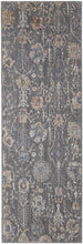 8' X 10' Gray Ivory And Tan Floral Power Loom Area Rug
