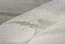 4' X 6' Brown And Ivory Abstract Power Loom Distressed Stain Resistant Area Rug