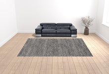 4' X 6' Gray Taupe And Ivory Abstract Power Loom Stain Resistant Area Rug