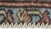 4' X 6' Taupe Red And Brown Floral Area Rug