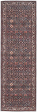 4' X 6' Brown Red And Ivory Floral Power Loom Area Rug