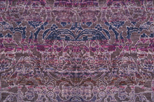 4' X 6' Pink And Purple Floral Power Loom Area Rug